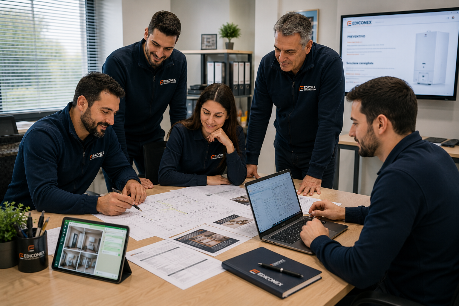 Team EDICONEX al lavoro su progetto